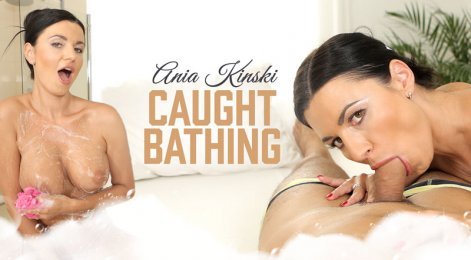 Caught bathing with Ania Kinski